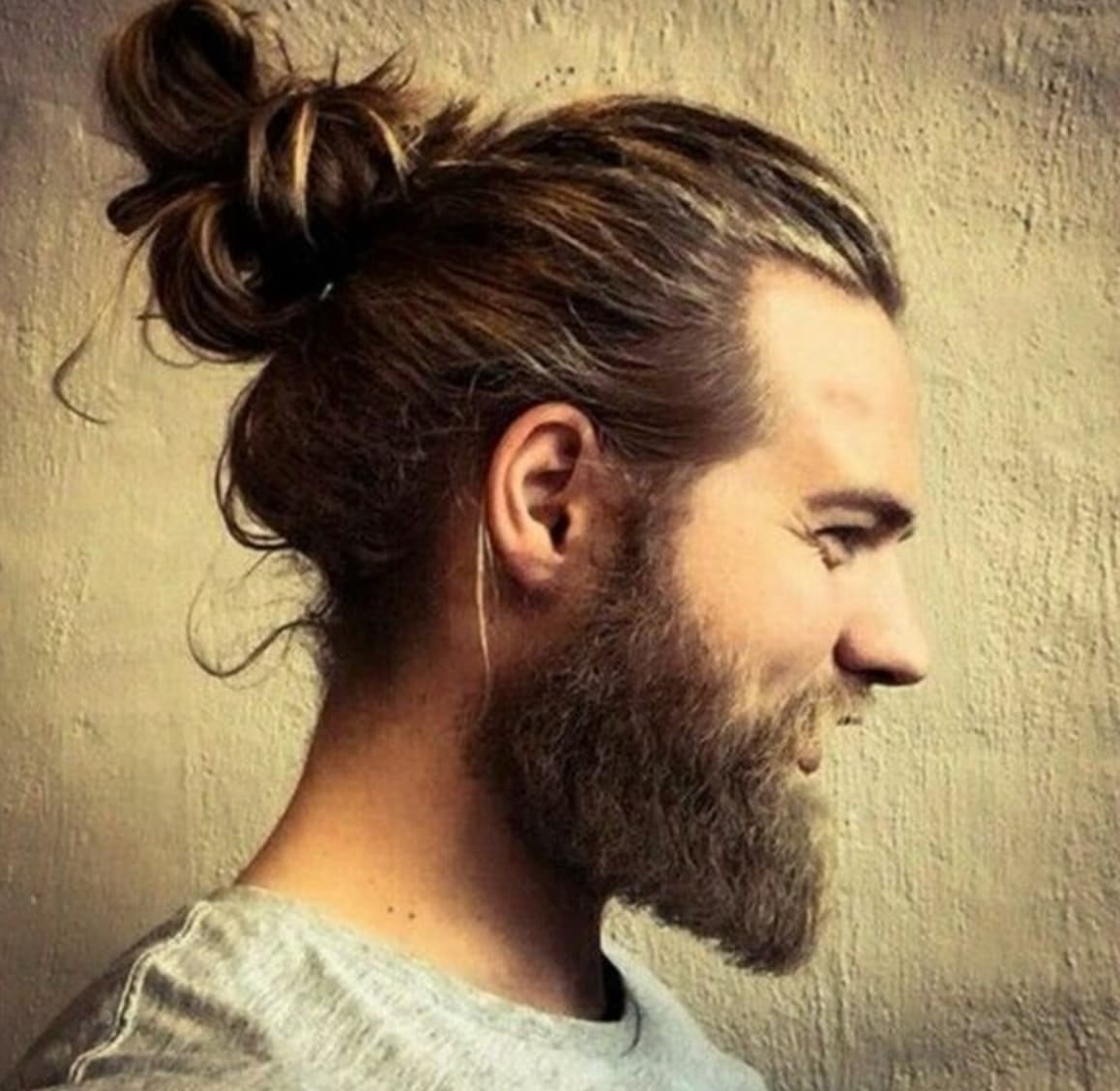 man bun